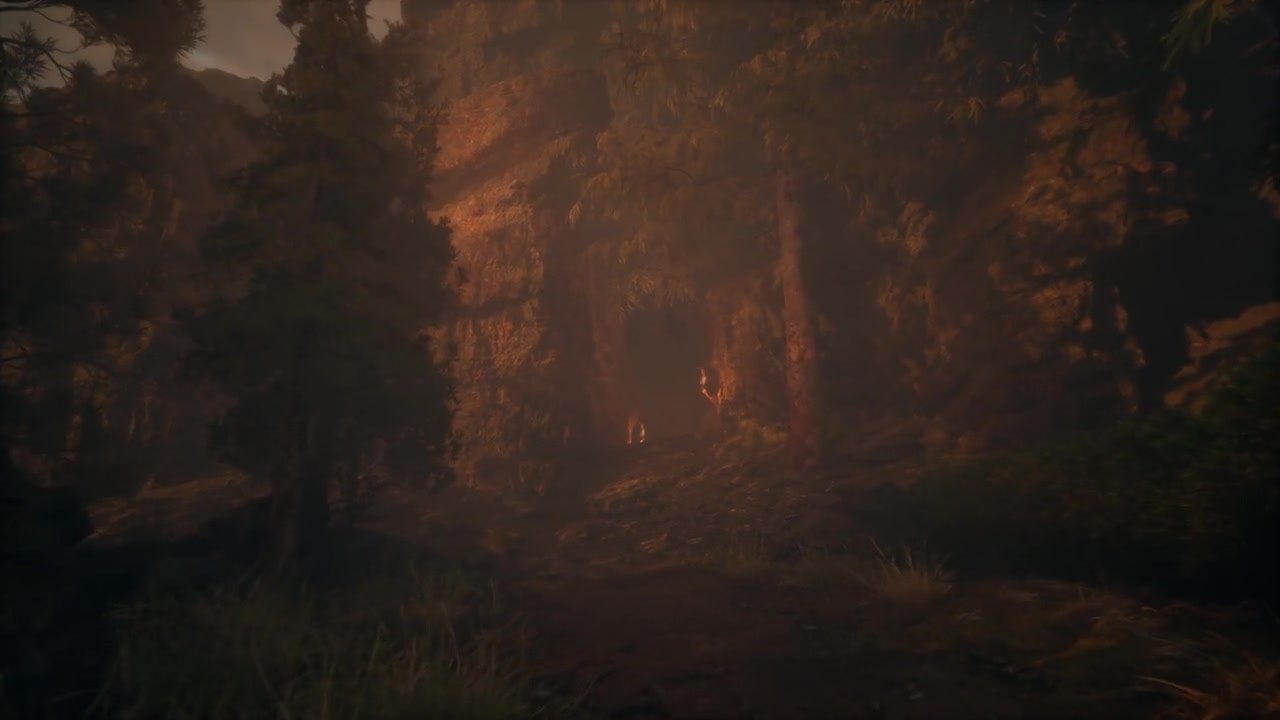 Valor Mortis — A path through an autumn woodland.